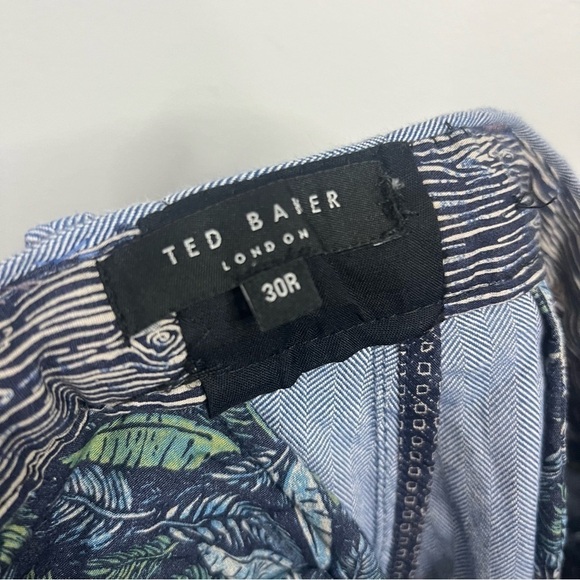 Ted Baker Heathered Blue Bermuda Shorts 30R - Picture 4 of 5